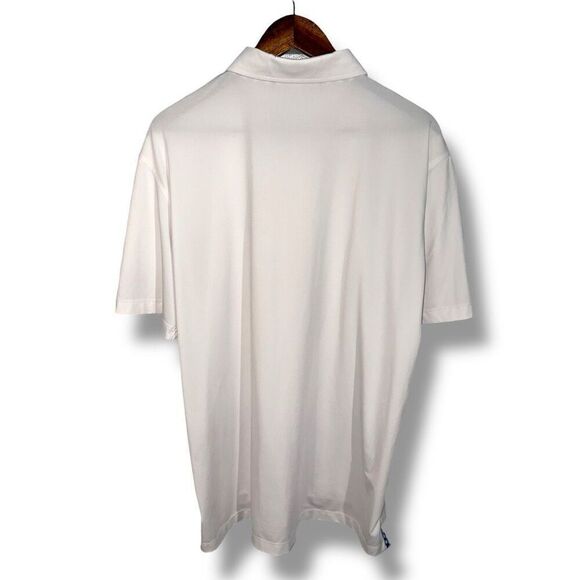 Bald Head Blues White Performance Golf Polo Shirt Size L - Picture 9 of 9